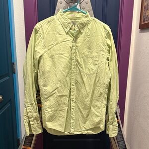 J. Crew Men's Light Green Casual Shirt